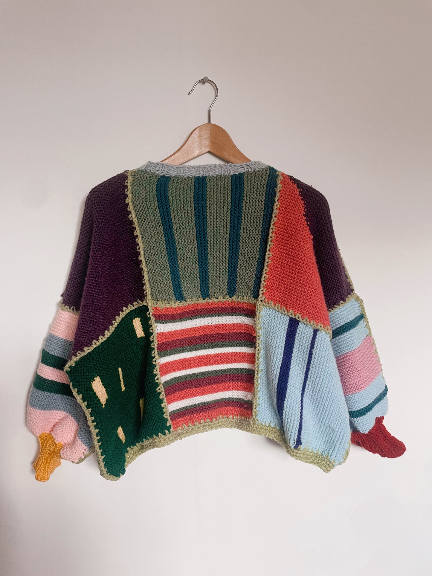 Patchwork Sweater - Reversible