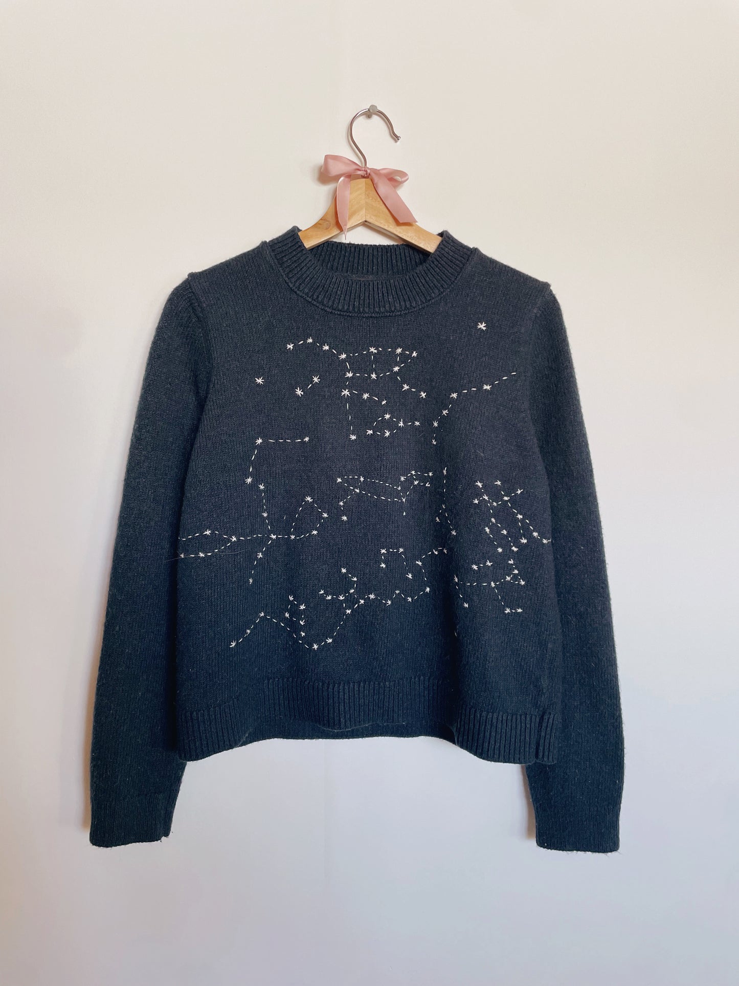 Constellation Sky Embroidered Sweater