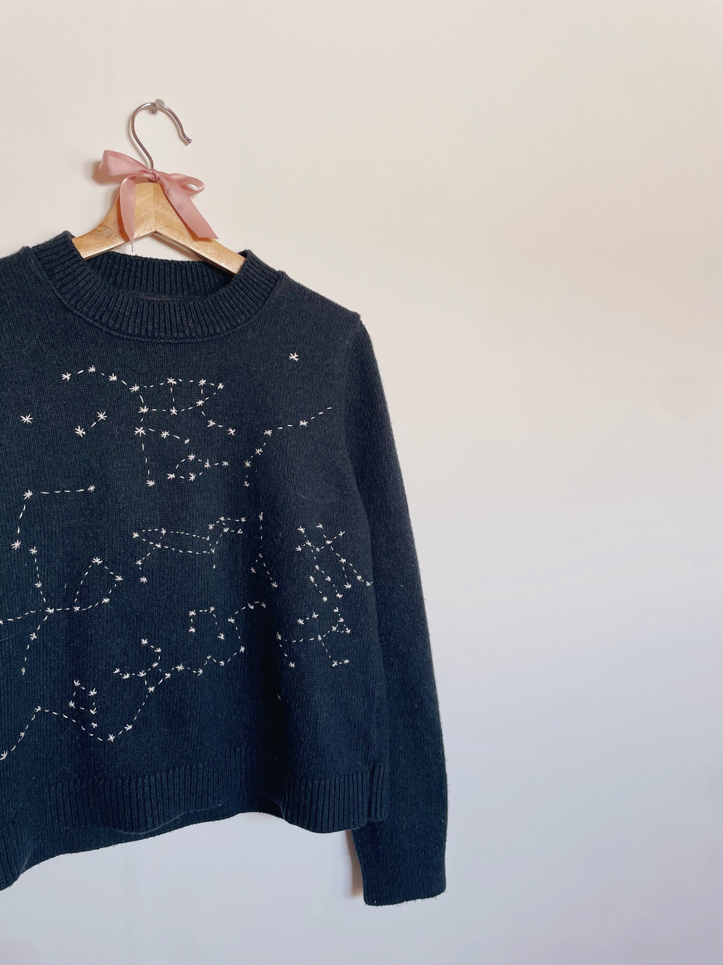 Constellation Sky Embroidered Sweater