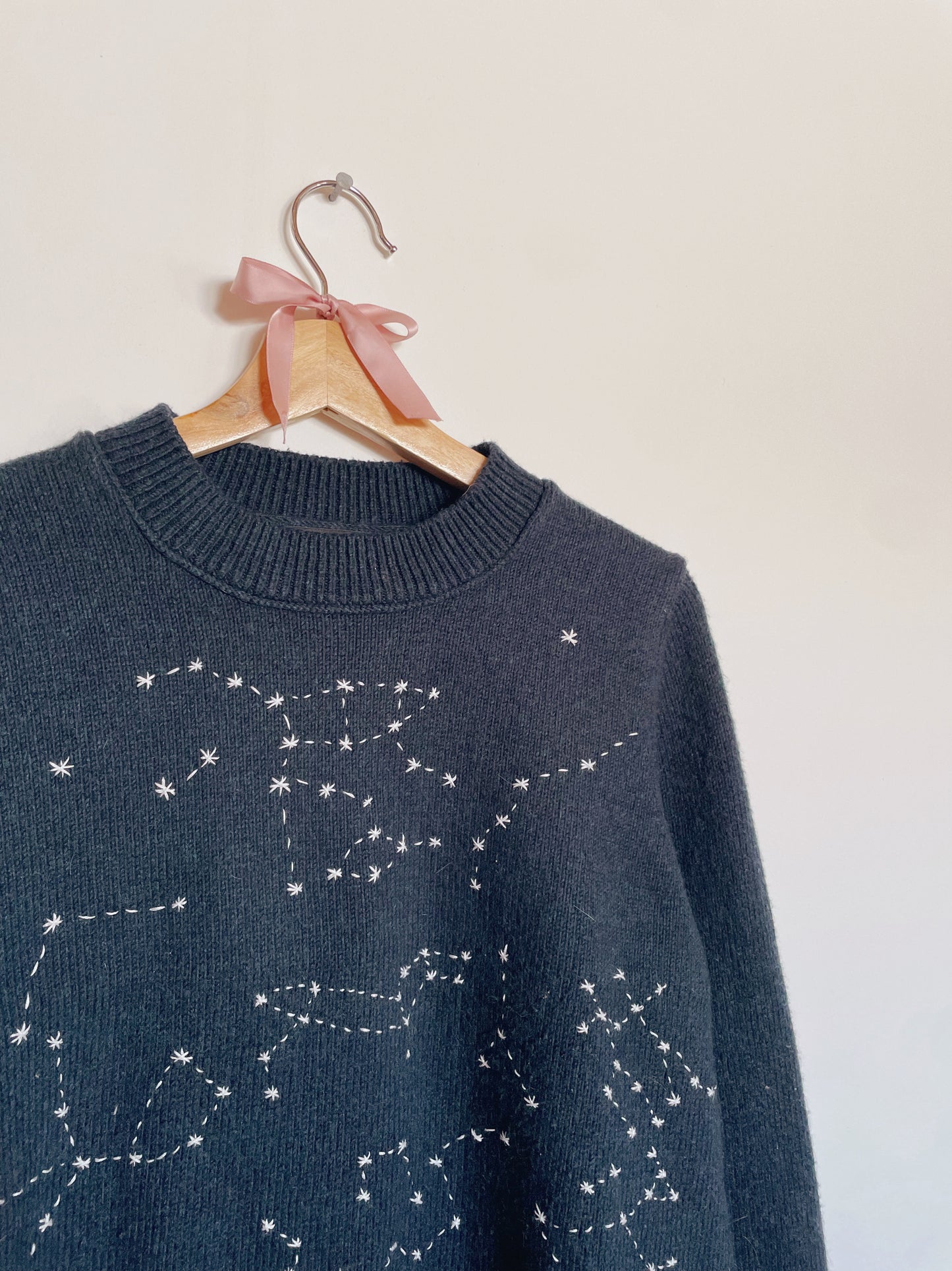 Constellation Sky Embroidered Sweater